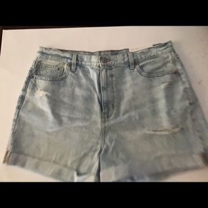 Retro denim Mom shorts